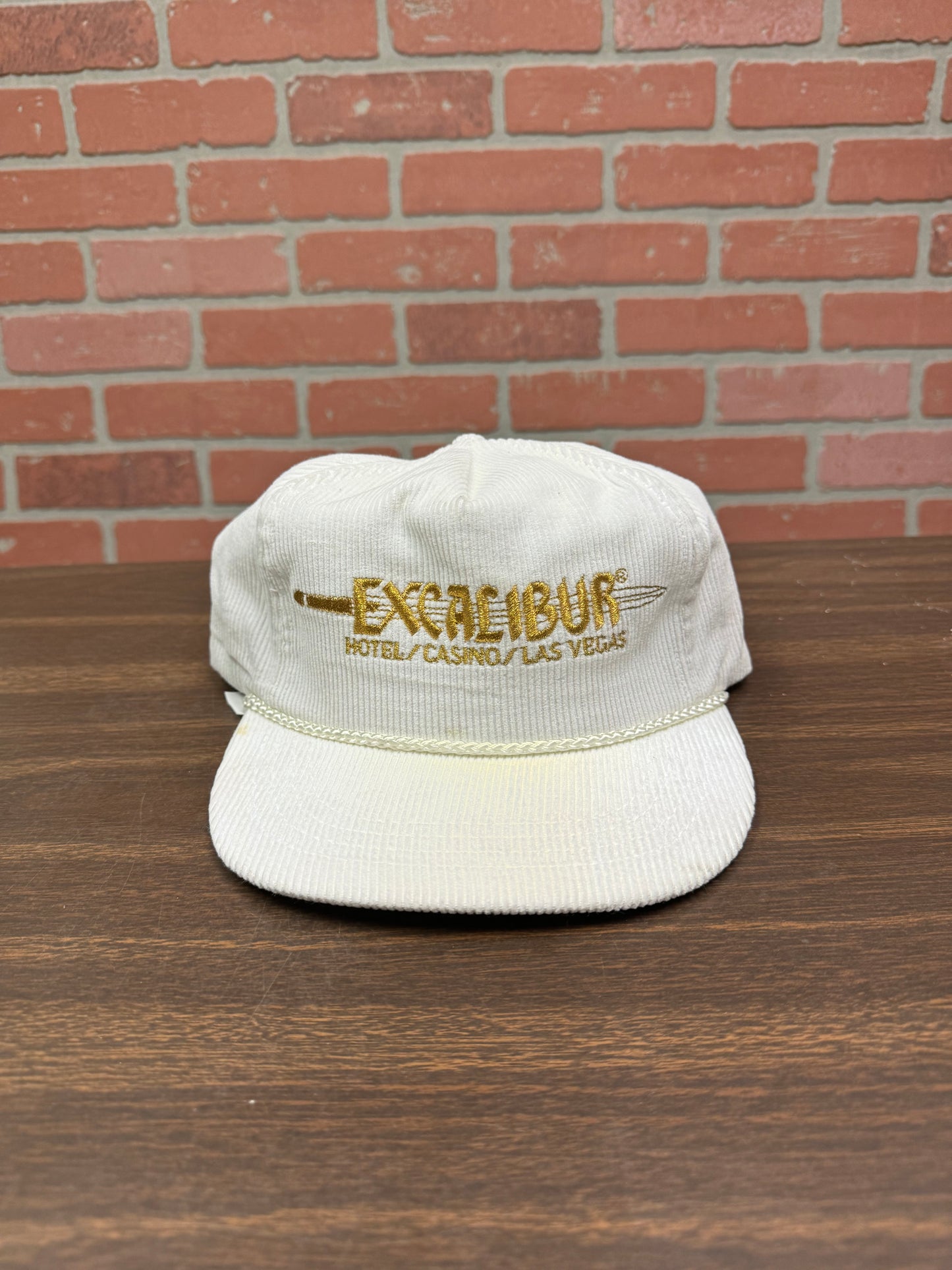 Excalibur Las Vegas corduroy snapback