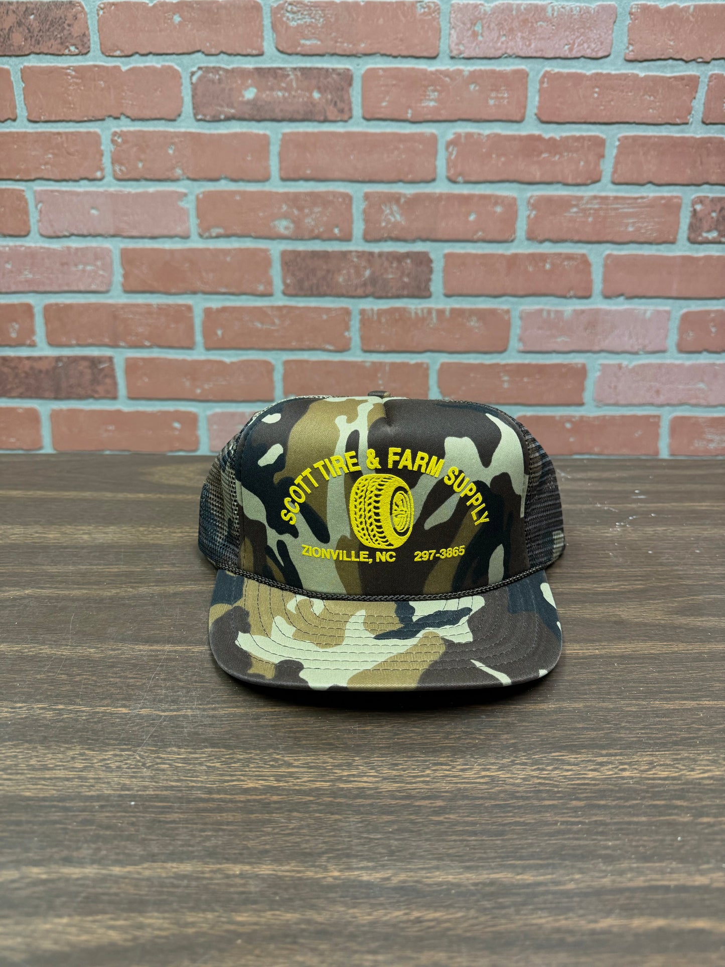 Farm Supply Camo trucker cap