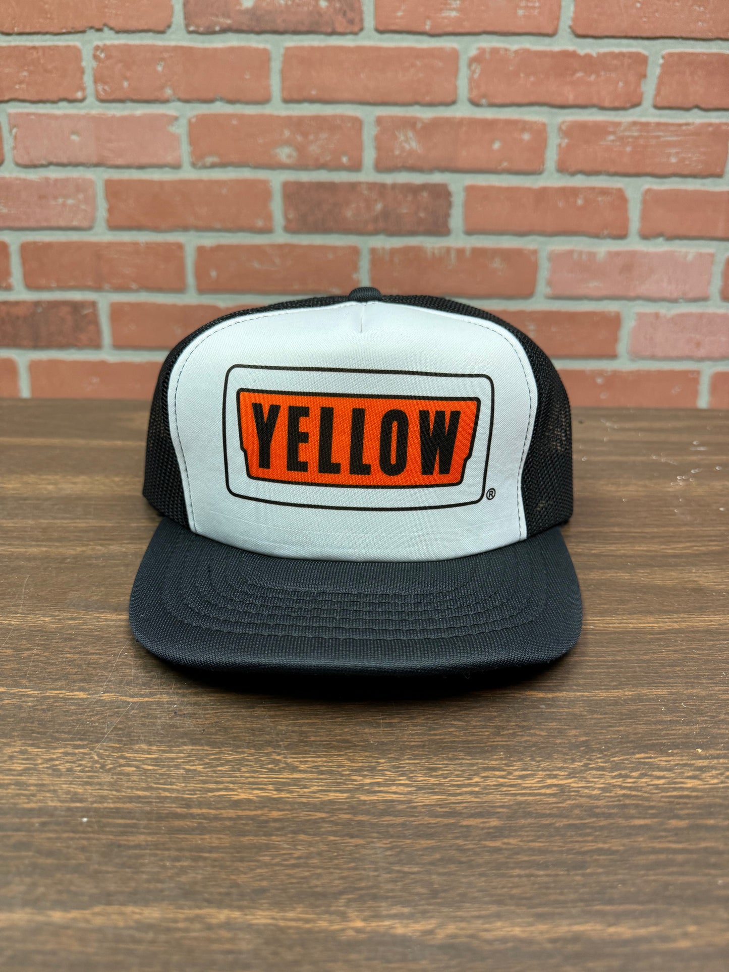 VTG YELLOW trucker