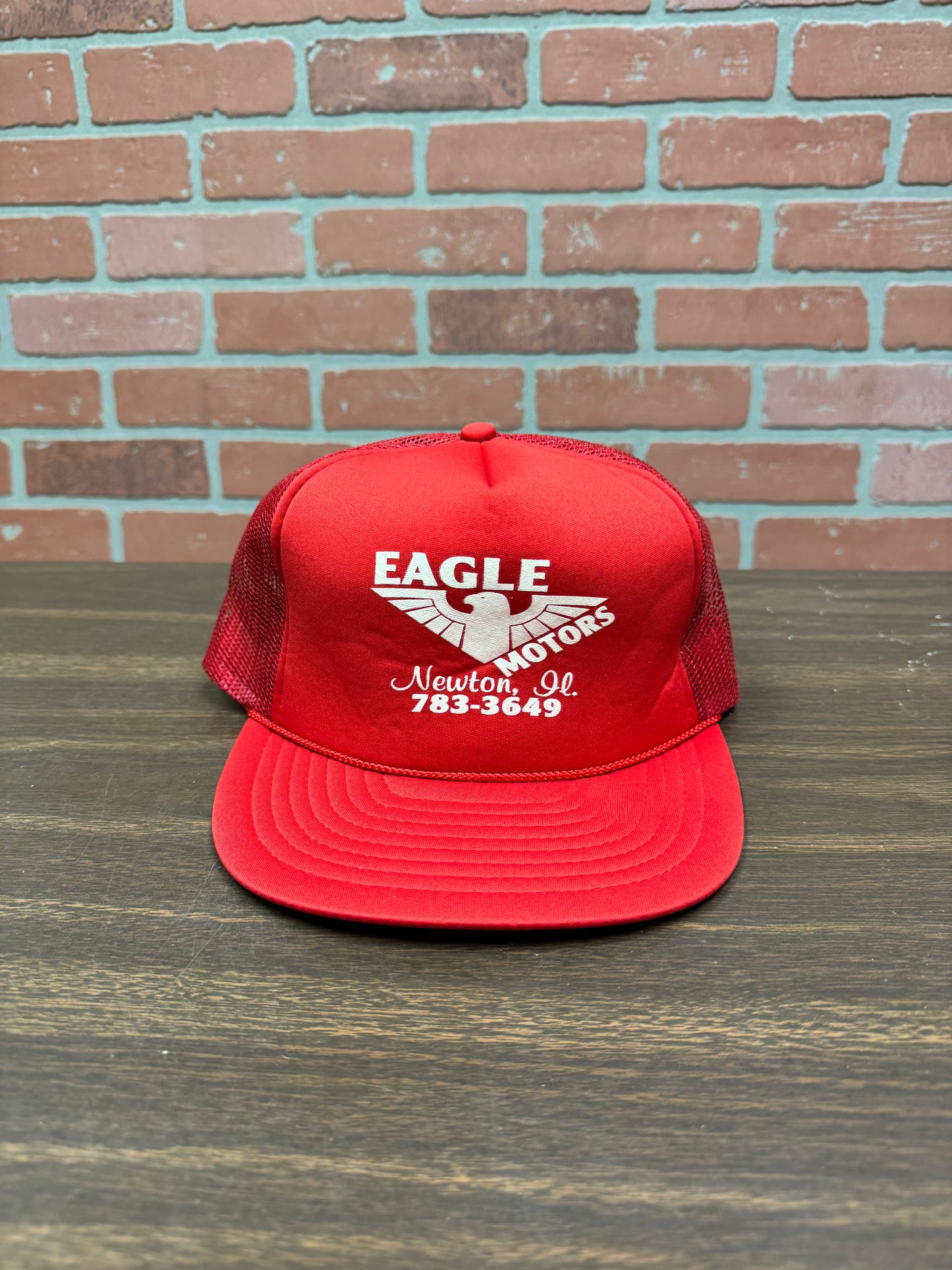 Eagle Motors red trucker