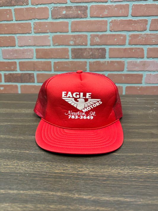 Eagle Motors red trucker